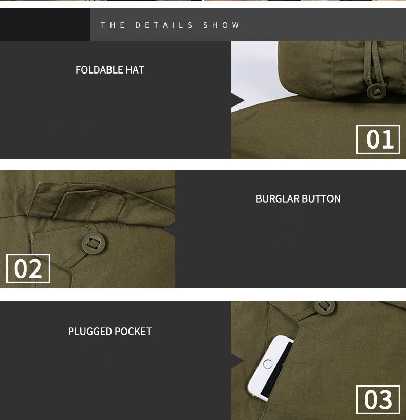 Hunting clothes for men reversible hunting jacket waterproof