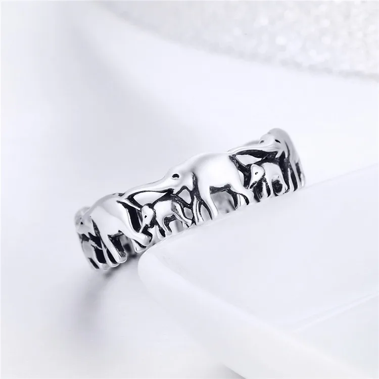 Qings Elephant Ring 925 Sterling Silver Ring With Popular Design
