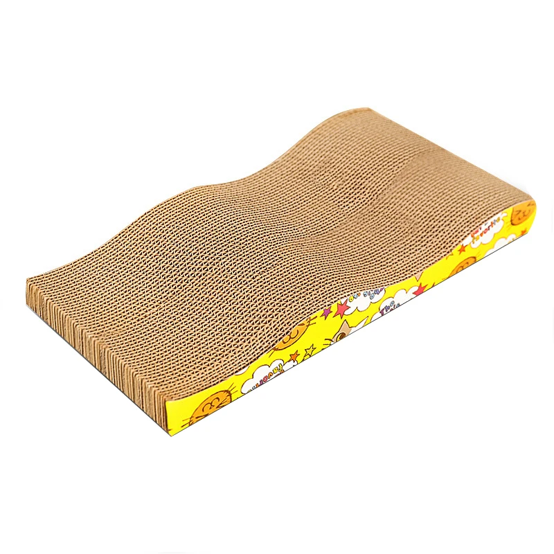 Cat Scratch Board Pad Cats Toy Kitten Corrugated Paper Pad Bed