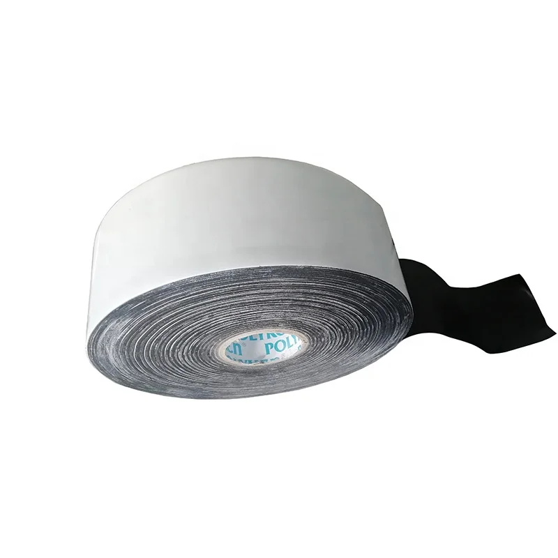 Polyken955 white color butyl rubber adhesive pipe protection steel tape thickness 15mils,20mils,25mils,30mils for gas pipeline