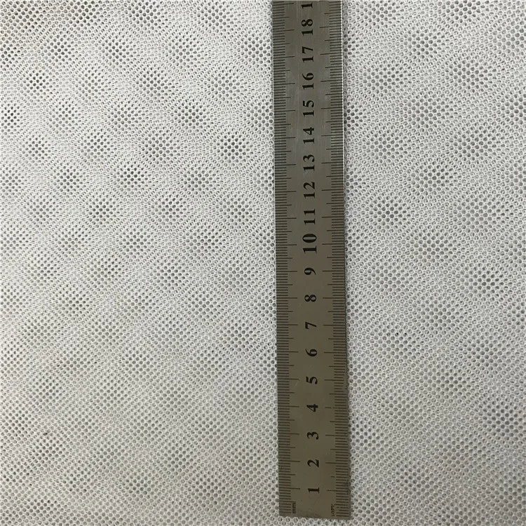 Hot sale white 3d spacer mesh fabric for bag
