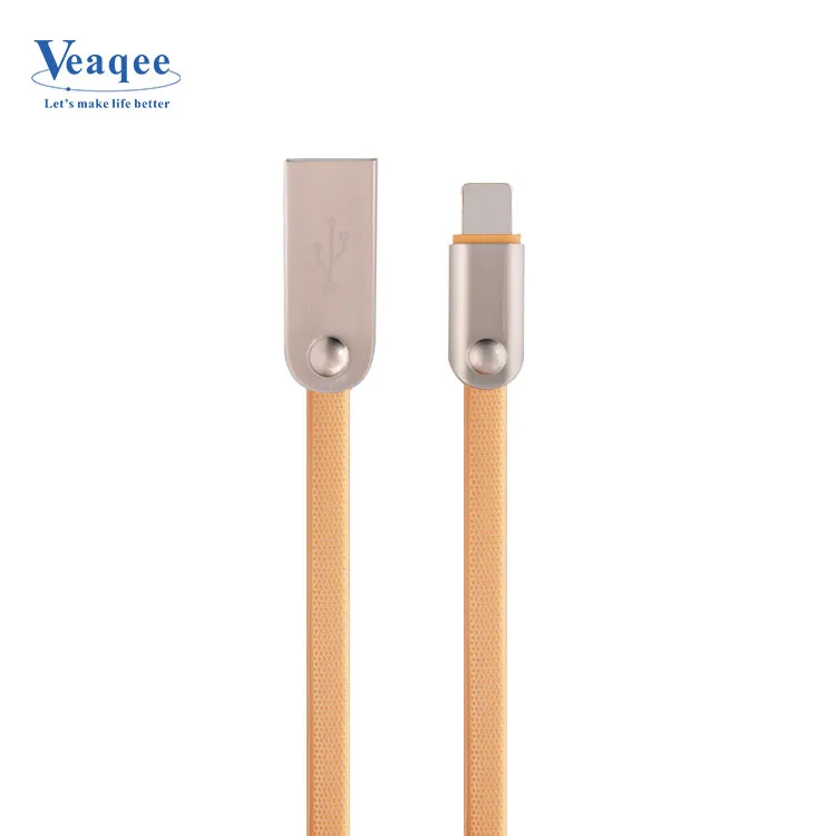 Оптовая продажа 1 м 2 м 3 м медный USB 2,0 универсальный кабель для зарядки данных для мобильного телефона
