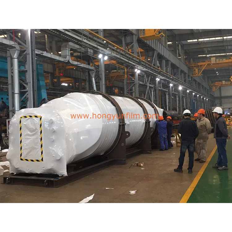 Opaque white color shrink wrap