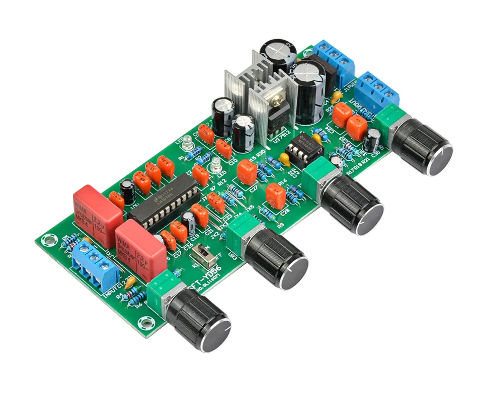 Передняя Плата усилителя мощности LM1036 N + NE5532 Высококачественная цифровая