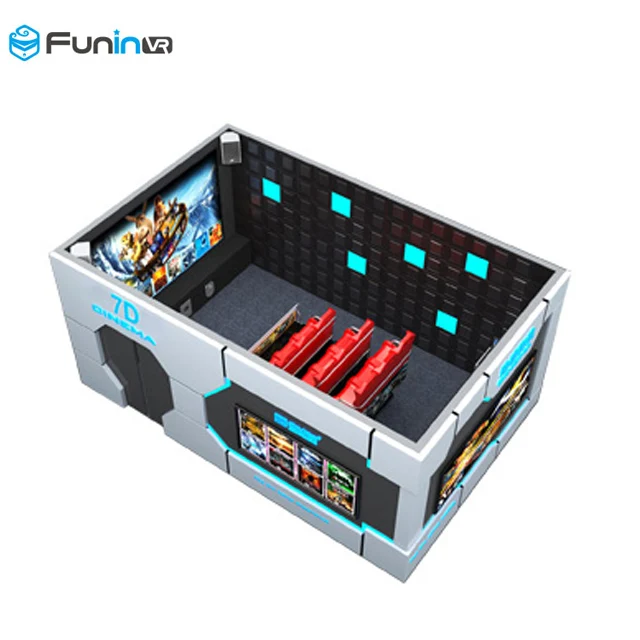 
FuninVR High quality 4d 6d 8d 10d cinema truck mobile 5d 7d 12d cinema equipment simulator for sale 