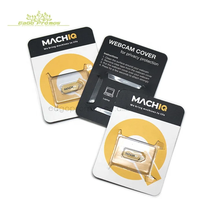 Лидер продаж 2019 тонкая крышка для веб-камеры Eago ползунок защита ноутбука онлайн-защита с напечатанным логотипом и картонным