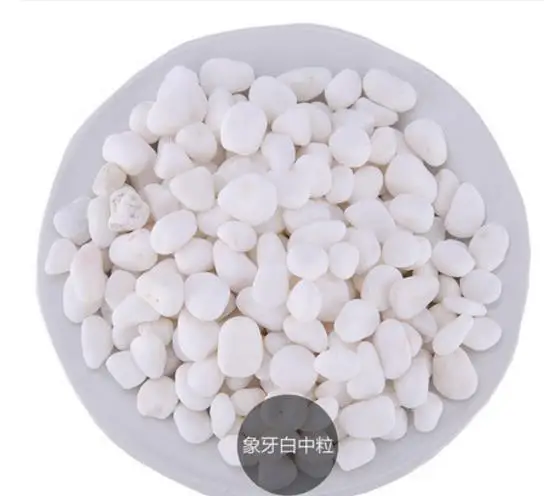 Natural White Quartz Pebble With Different Size