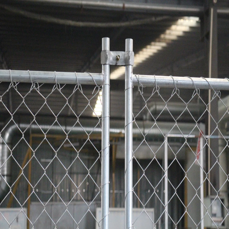 Used Chain link temporary fence