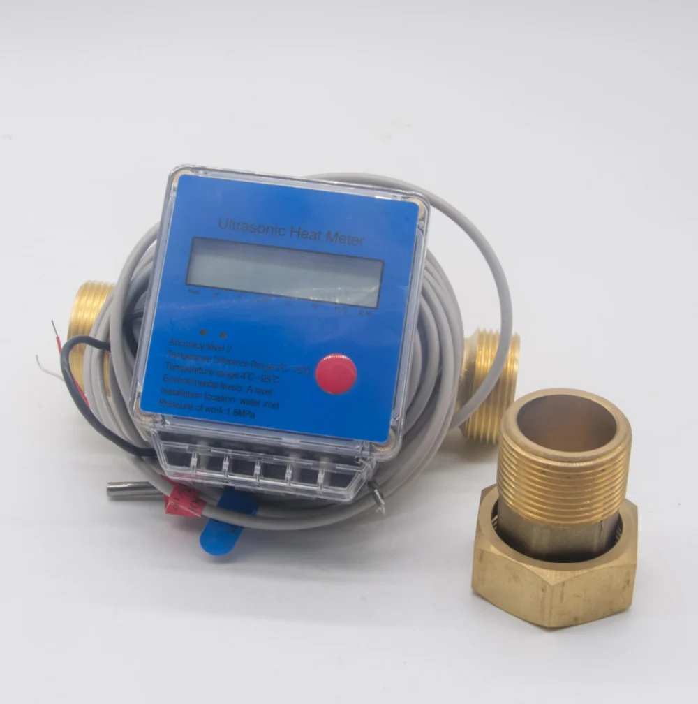 DN15 20 25 32 Mbus RS485 RS232 Ультразвуковой измеритель теплового потока
