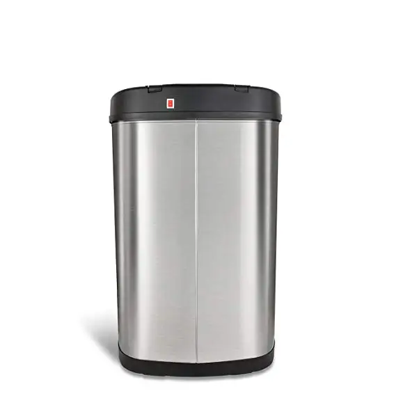 Recycle trash can wholesale 2 compartments automatic trash cans