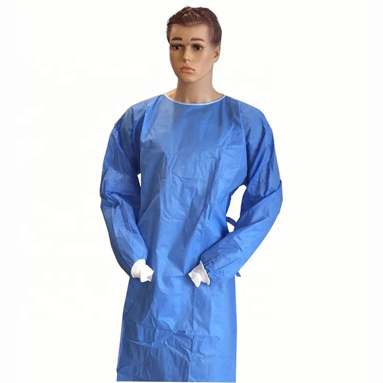 Больничный доктор Мандарин Воротник полипропиленовый лабораторный халат