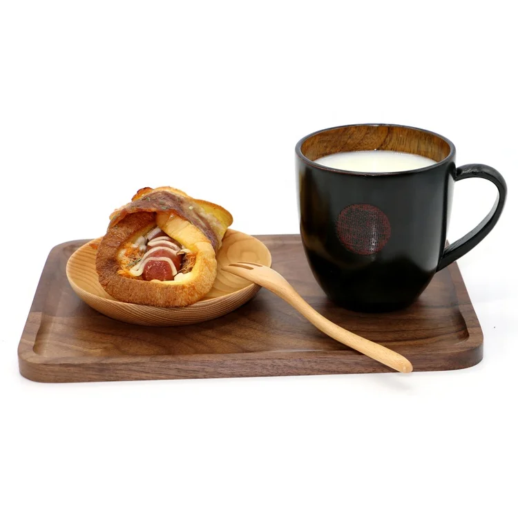 Classic Japanese Jujube Wood Handcraft  Tea Cup 300 ml Coffee Mug