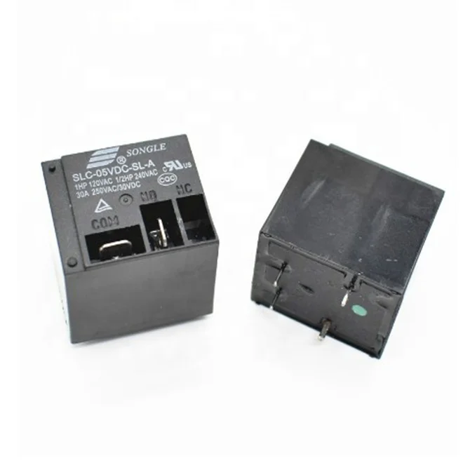 Hot selling Power relays SLC-05VDC-SL-A 5V 30A T91 HF2100 A group of normally open 4PIN DIP