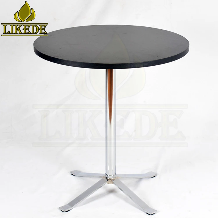 Hot Sale Metal Base Restaurant Dining Table Bistro