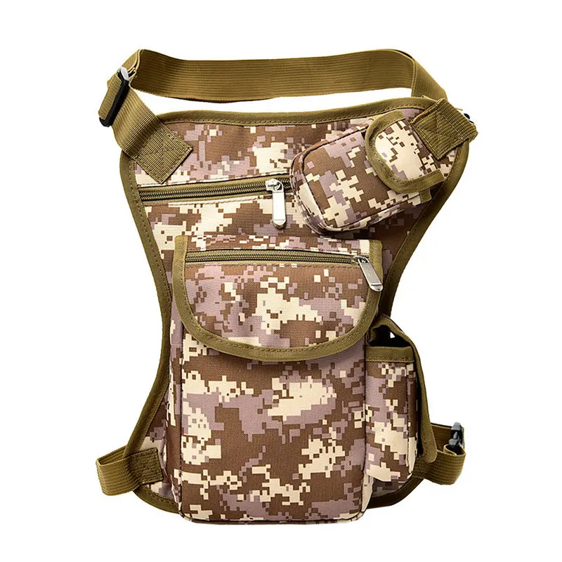 Women Waist Bag Gothic Fanny Packs Men Motorcycle Hip Leg Bag