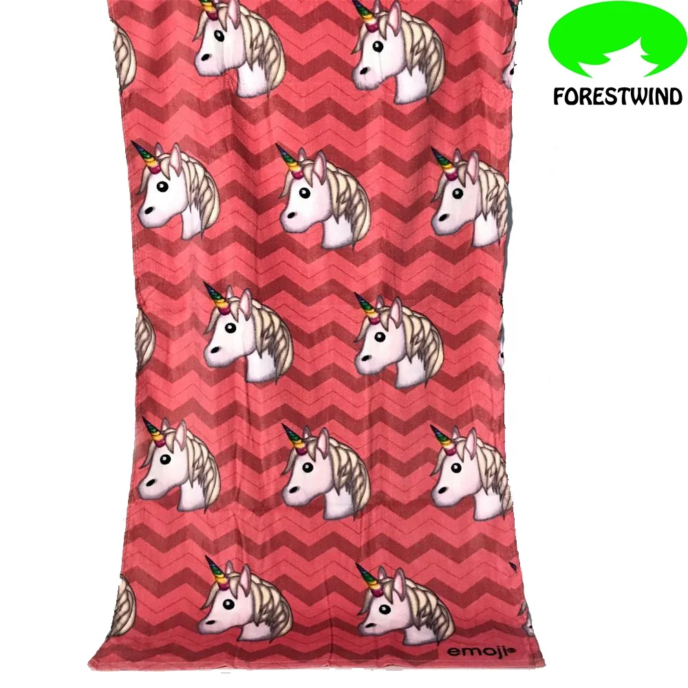 Promotional/Wholesale Portable Big 100% Cotton Custom Bag Luxury Digital Printed Custom Logo Beach Towel