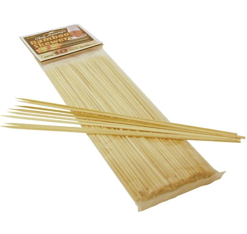 free sample round bamboo bbq skewer and stick