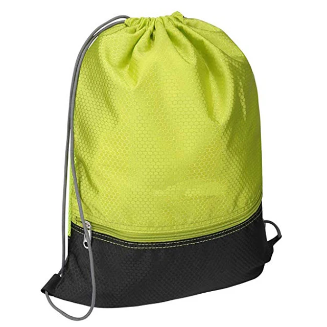 
Large Drawstring Backpack String Bag Sports Gym Bag for Sport Hiking  (62081426671)