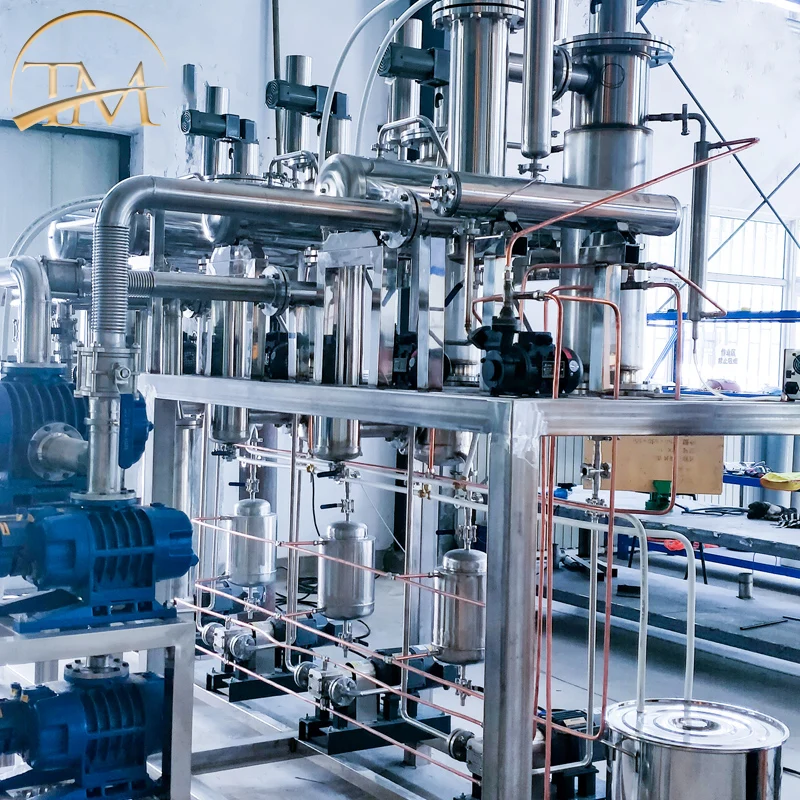 High Efficient Molecular Distillation Factory supply extraction machine thin film evaporator