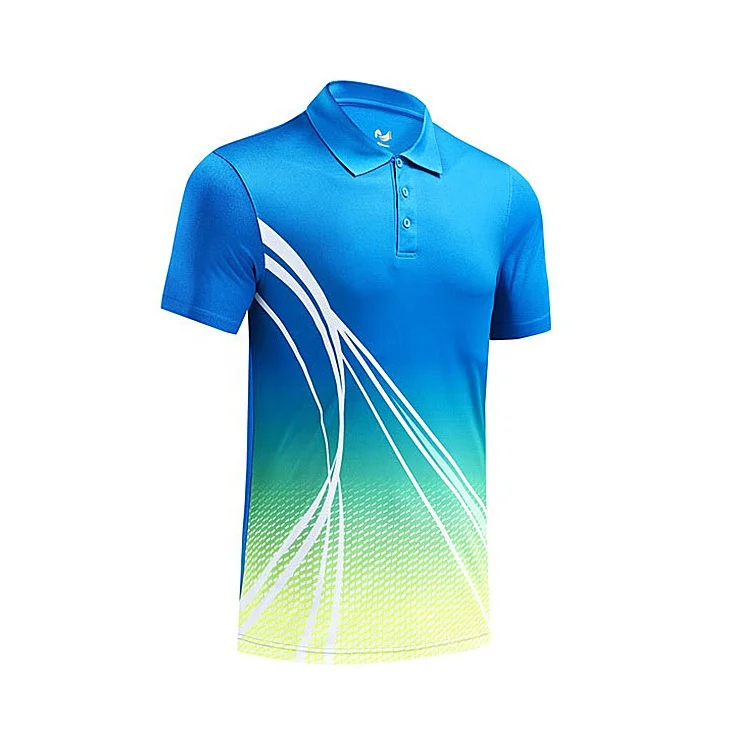 2021  New design golf polo custom quick dry breathable table tennis polo shirts