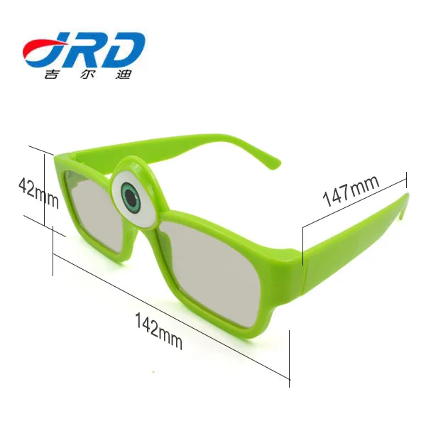 
Unique Design Plastic Majestic Make Polarized Cinema 3D Glasses for Kids 