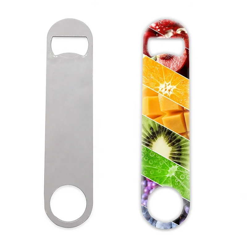 Cheap Promotional Custom Design Sublimation Blank Steel Beer Bottle Opener