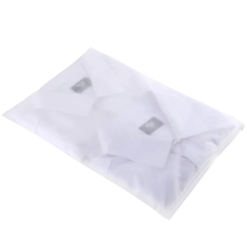 Пользовательский логотип прозрачный ПВХ пластиковый двухсторонний матовый пакет на молнии с логотипом