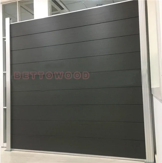 
Top Quality Super shock resistant Aluminum Post Wood Plastic Composite WPC Fence 