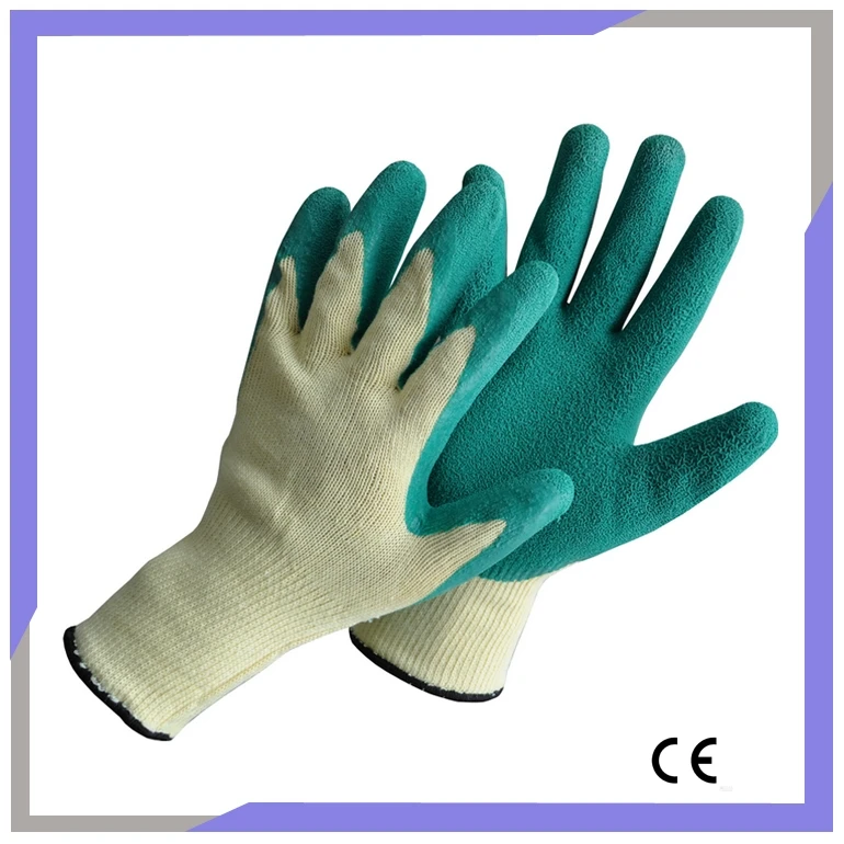 Rugged Wear Latex Palm Garden Work Gloves Wholesale