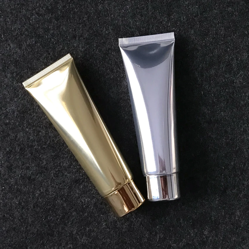 50 г высокое качество яркость золото/серебро крем для рук Мягкая трубка очищающее средство для лица для пластиковых труб