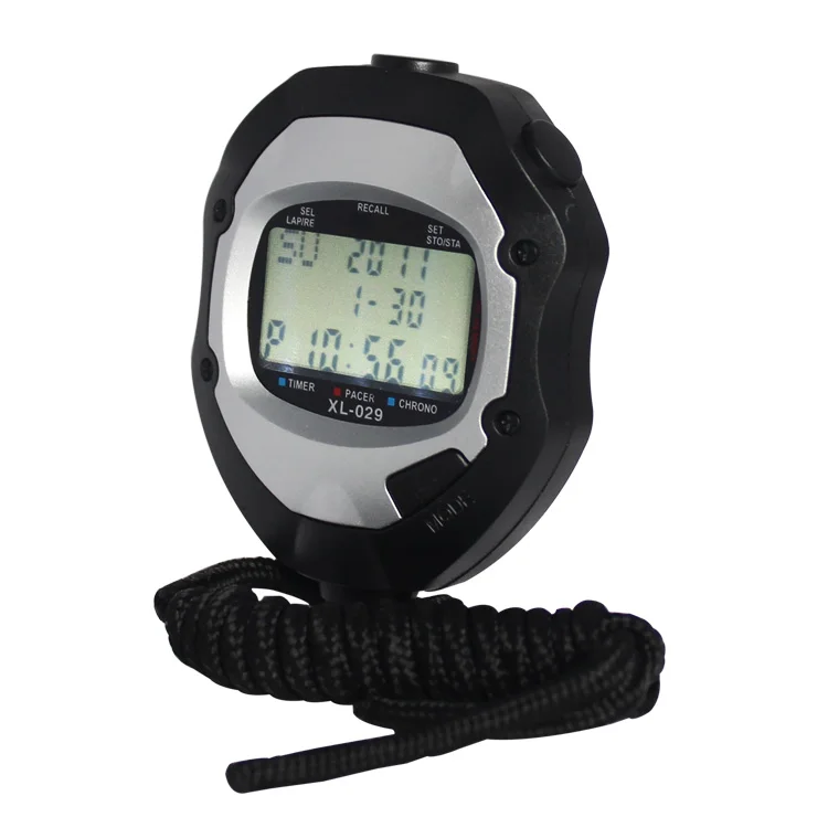 Многофункциональный ручной секундомер с памятью 30/60/100 профессиональный электронный