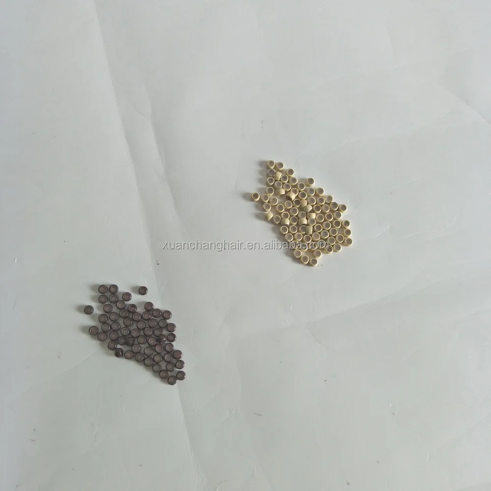 micro ring beads nano ring beads silicon beads in hair extension