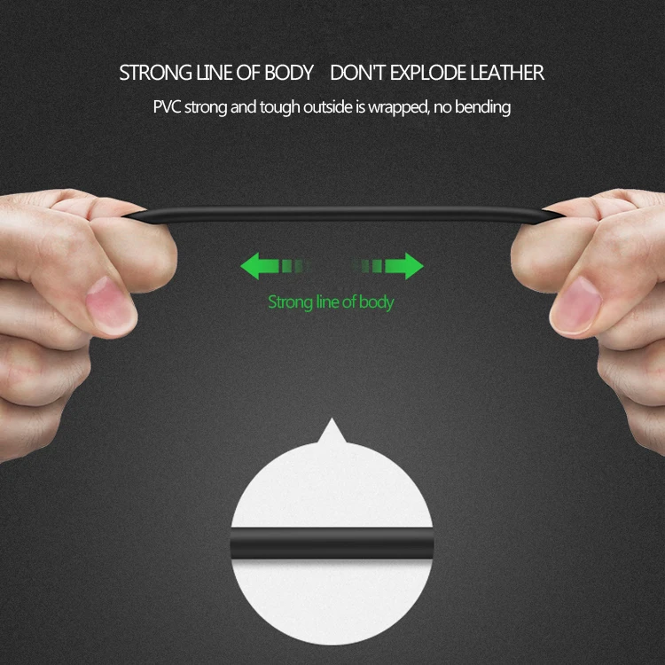 
Favorable Price PVC Material Data Wire 5V 2.1A Micro USB Cable for iPhone Charger 