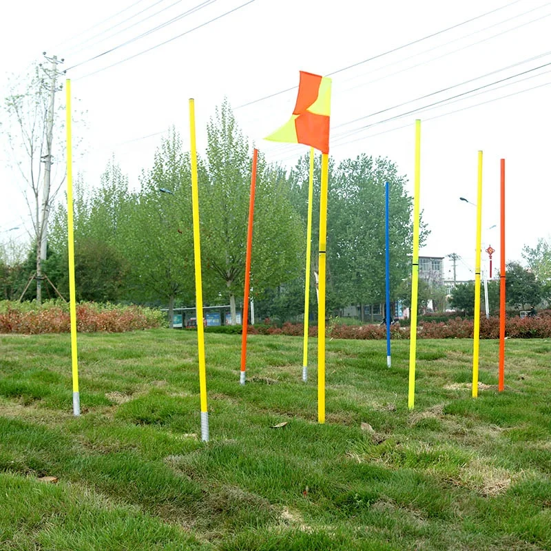 Soccer corner flag with spring, football flag, Soccer Training Equipment