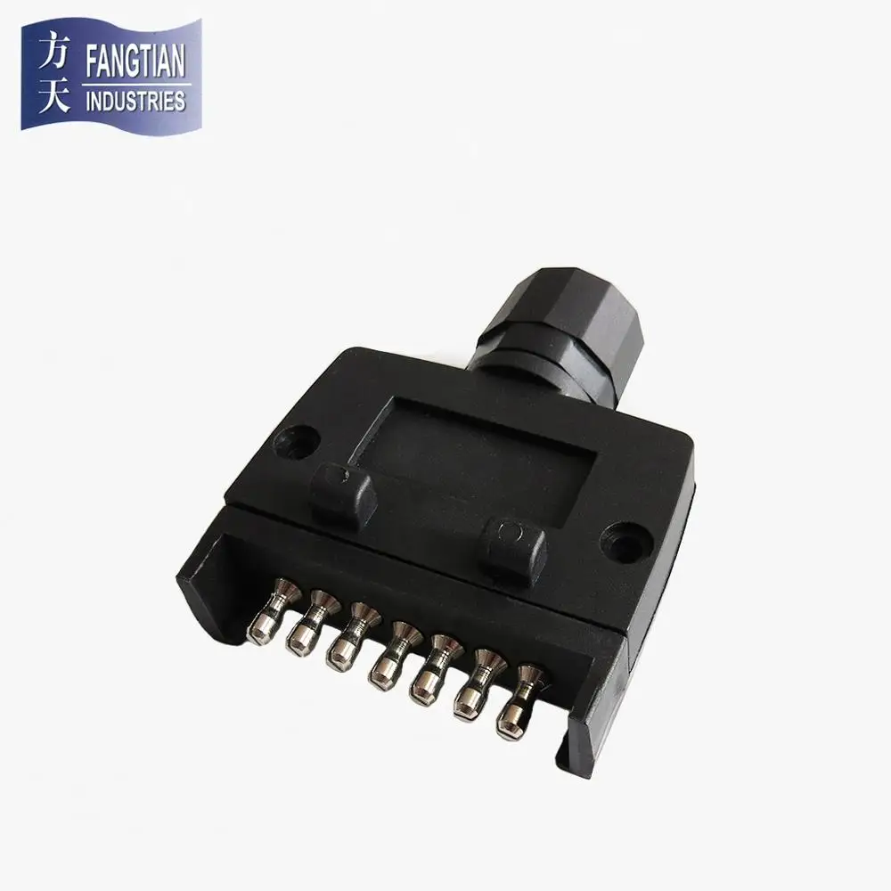 7-контактный плоский крепеж для прицепа штепсельная вилка австралийского типа 7 контактный разъем прицепа нейлоновый соединитель прицепа