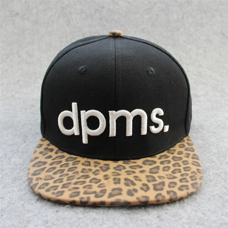 Леопард плоский Билл большой arylic эмблема с надписью snapback шляпы
