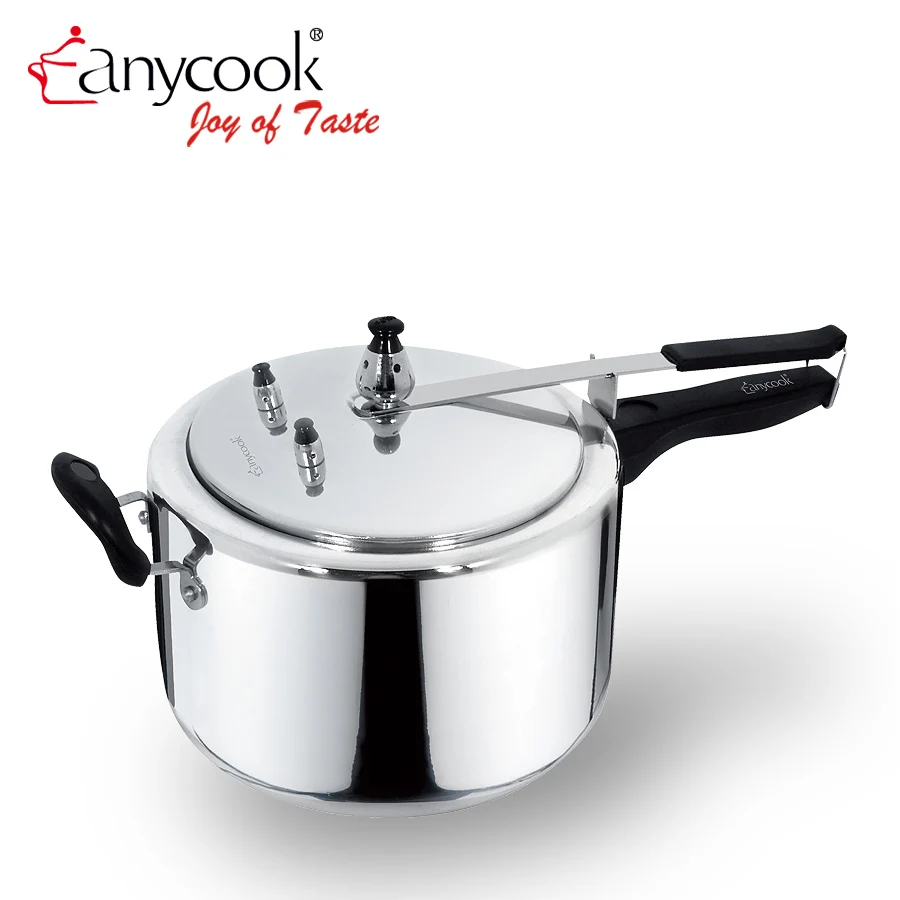 
Anycook India Family style Cookware Aluminium Alloy Gas Pressure Cooker for induction oven 