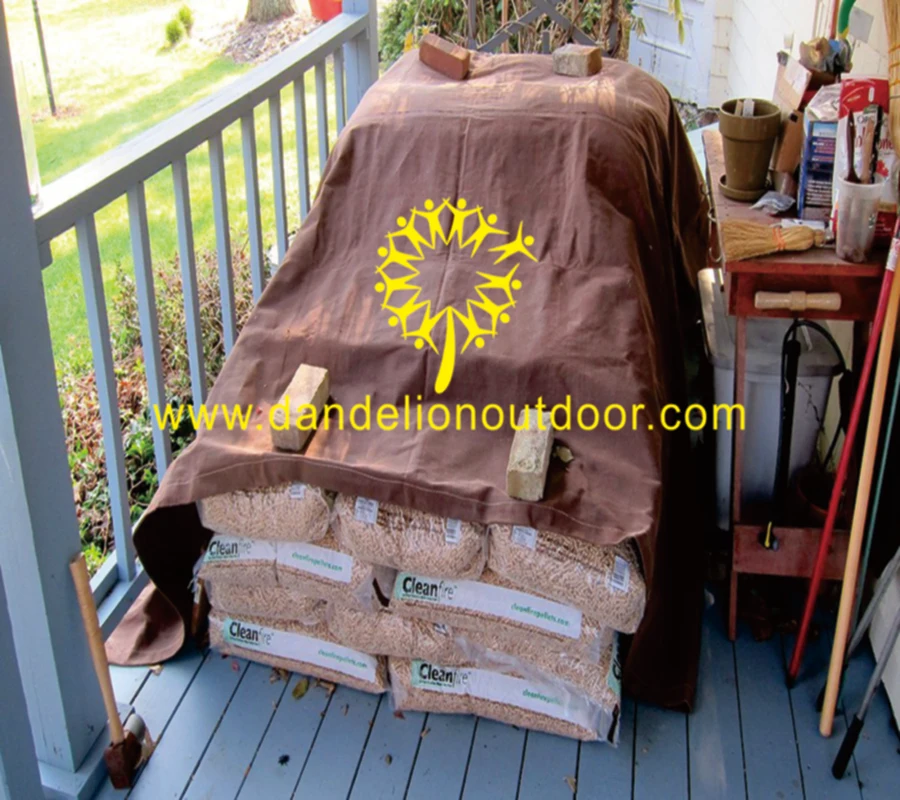 
hemp waterproof camping fire resistant polyester cotton canvas tarp 