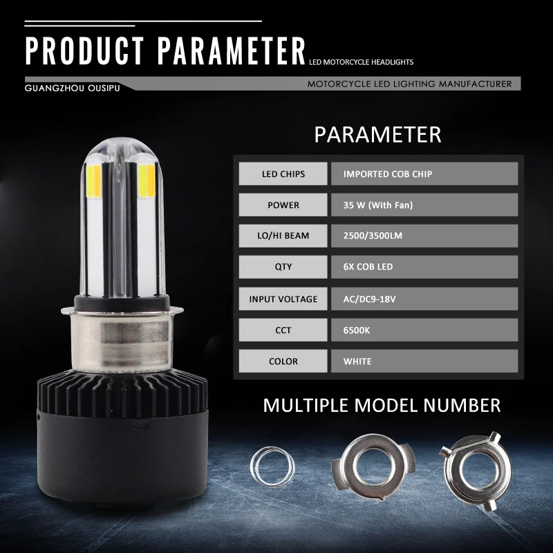 RTD M02X Dual Colors Motorcycle H4 HS1 BA20D S2 P15D H6 LED Headlight 3500LM 35W 6500K 3000K AC/DC 12V White Yellow Universal