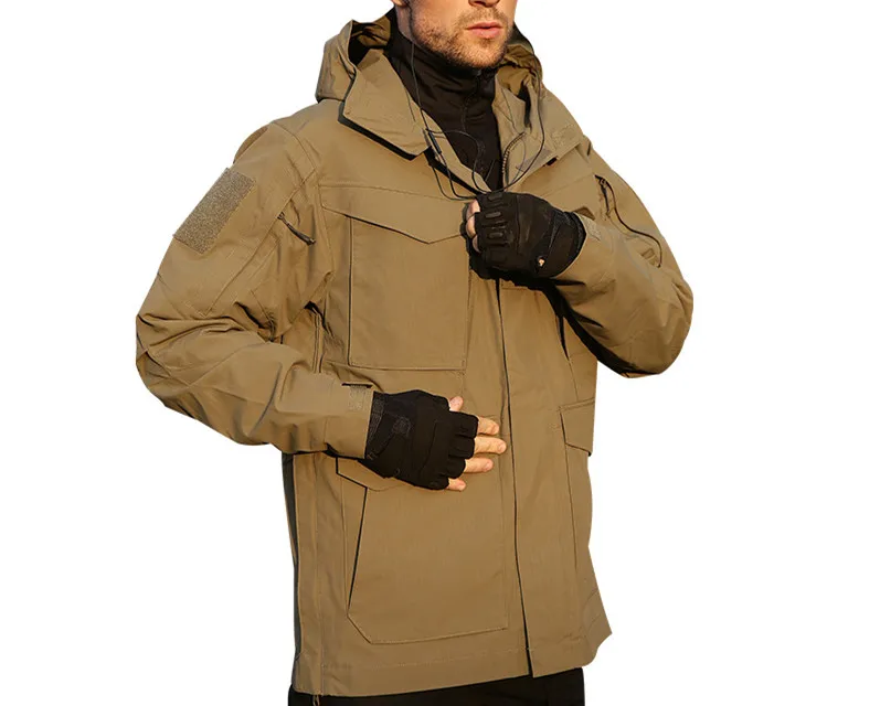 Hunting clothes for men reversible hunting jacket waterproof