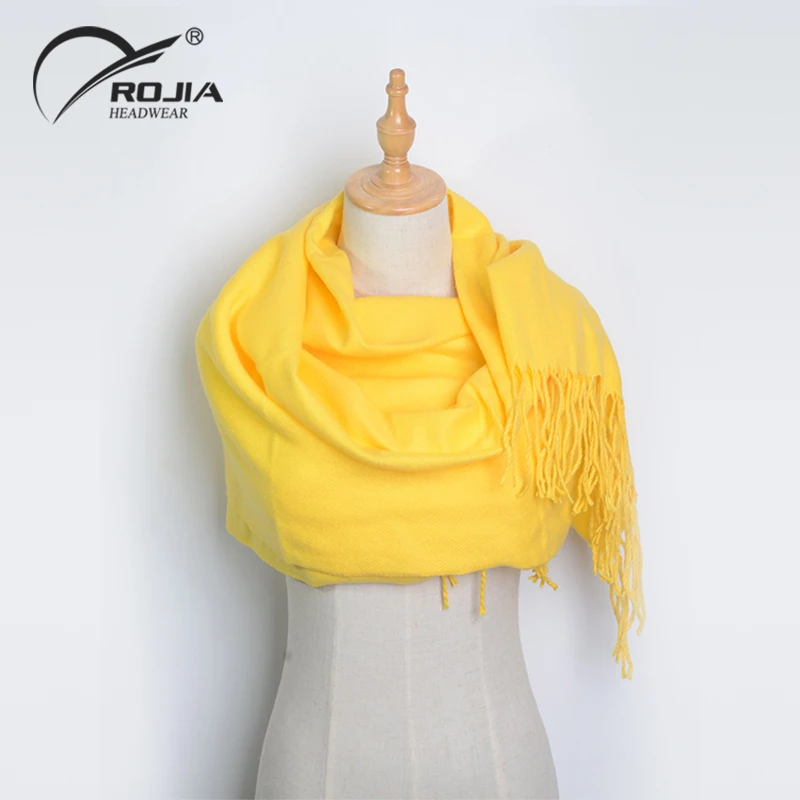 Custom logo embroidery white winter knitted cotton scarf