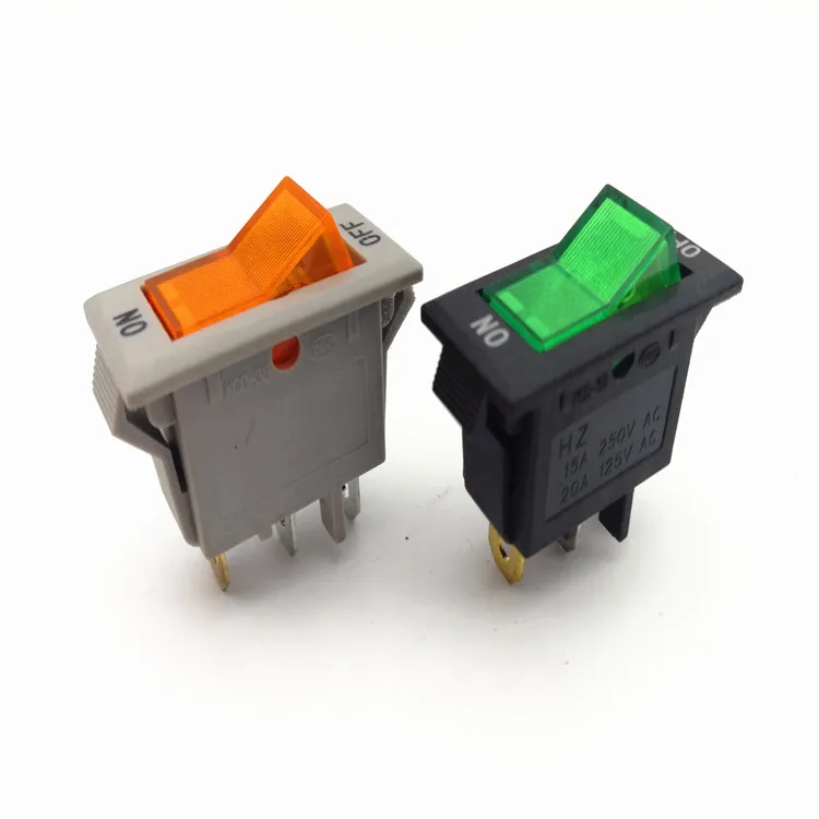 KCD3 2 Way ON OFF SPST Kema Rocker Switch T105 250V With 12V