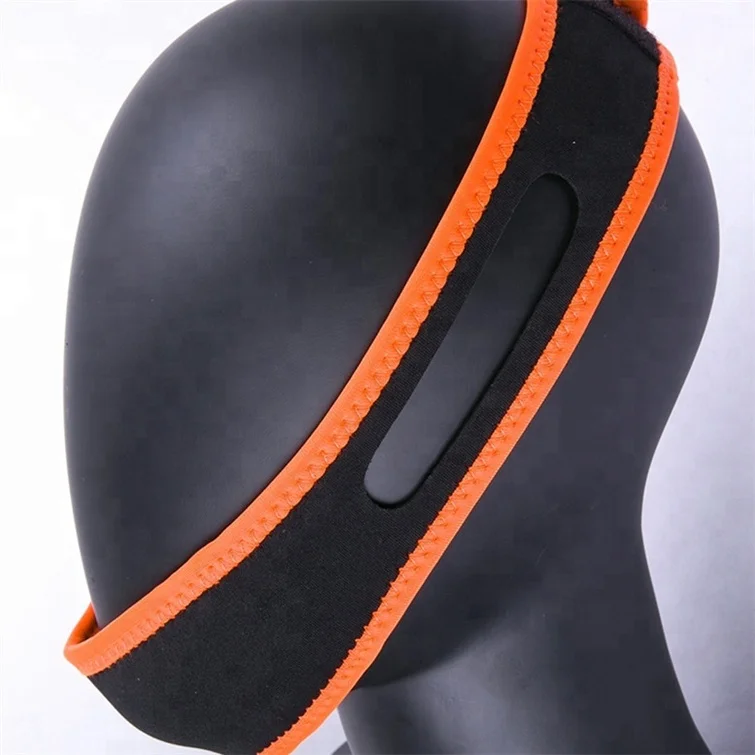 2020 men anti snore adjustable jaw belt support snore solution chin strap for sleeping