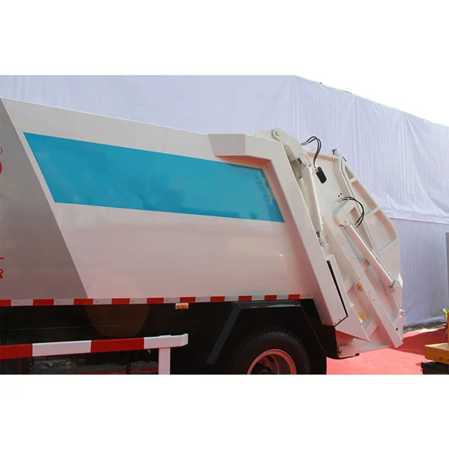 Export to Angola japanese 12cbm capacity garbage compactor truck