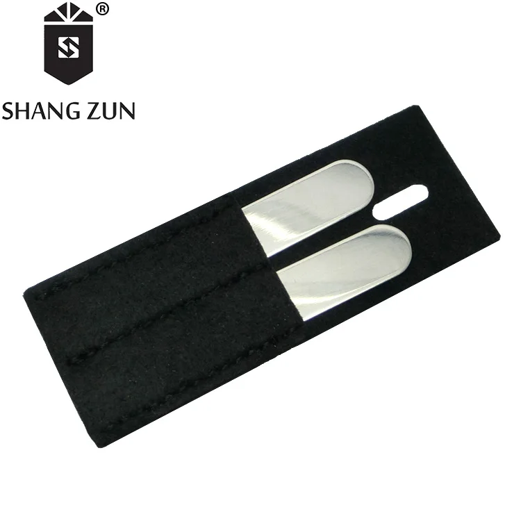 Manufacturers selling stainless steel collar support silver metal collar stays , personalized custom logo collar inserts