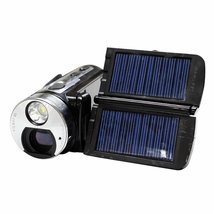 Двойной солнечной цифровой видеокамеры с 3.0 TFT дисплей и 16 х Зум