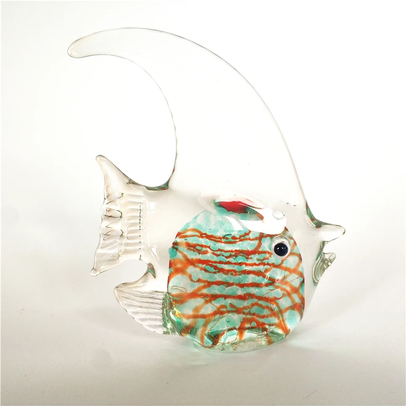 
BIG SALE fancy murano glass tropical fish sculpture 