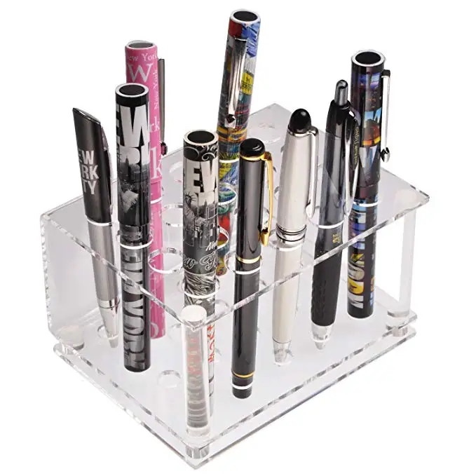 Display Holder Clear Acrylic Ballpoint Pen Shelf