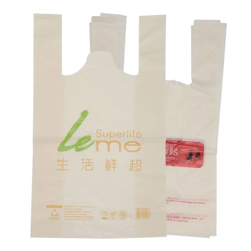 
Disposable Malaysia Packing Clear Emballage Custom Biodegradable Plastic Bag Plant Raw Material 