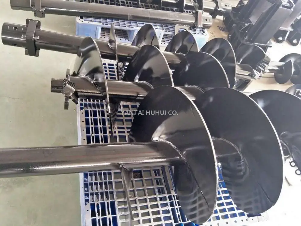 Mini Excavator Earth Auger Attachment / Hydraulic Drill Auger Drive